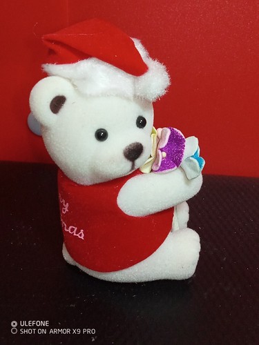 Orsetto natale con mani - orsetto,