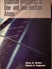 Quantum Mechanics of One- and Two-Electron Atoms, AA.VV., Dover Publ., 2008