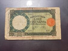 Banconota Da 50 Lire AOI 1939 Rara 2