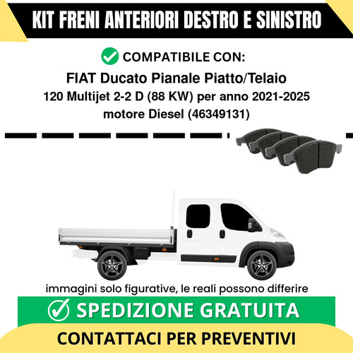 Pastiglie freno anteriori per - freno,