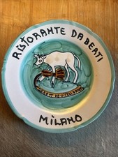 Piatto Buon Ricordo Da Berti Milano Gerett ￼ 10 L 1974