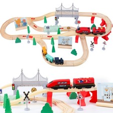 LZDMY Set di Treni in Legno