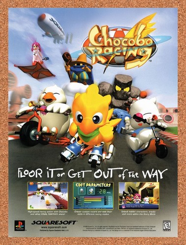 Chocobo racing ps1 - chocobo,