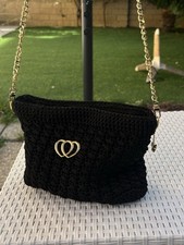 borse donna realizzata artigianalmente con utilizzo di fettuccia color rosso 