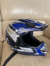 casco bambino moto cross/enduro s/m 50cm usato una sola volta praticamente nuovo