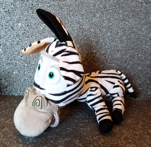 Madagascar marty zebra peluche - zebra,