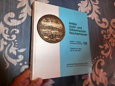 CATALOGO ASTA Frankfurter Münzhandlung Asta 136 1991 Monete antiche oro argento