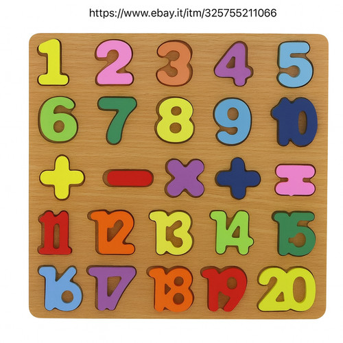 Puzzle con numeri - con,