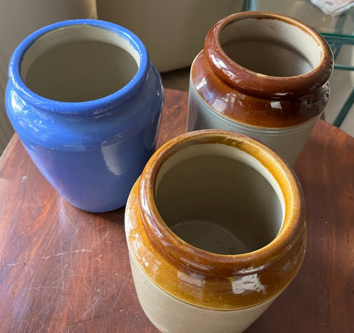 Vecchi vasi gres - gres, ceramica