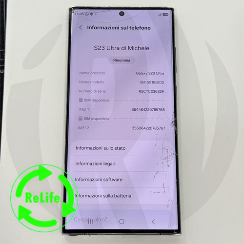 Display lcd samsung s23 ultra - display,