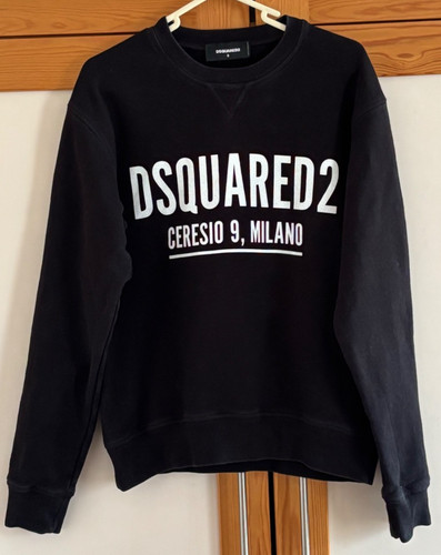 Felpa uomo dsquared2 nera - uomo, in