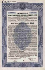 Austria Bond federale 1930