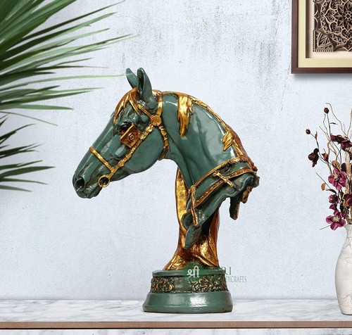 Resina cavallo busto statua - busto,