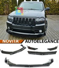 JEEP GRAND CHEROKEE III SPLITTER PARAURTI ANTERIORE NERO LUCIDO LOOK RS - 3P