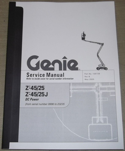 Genie 25j z boom - genie, z-45/25
