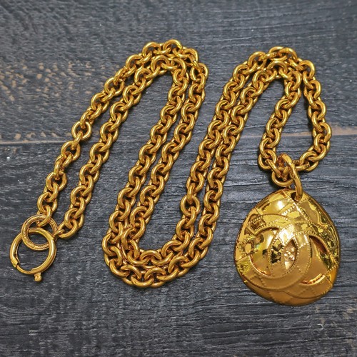 Chanel placcato oro logos - oro, cc