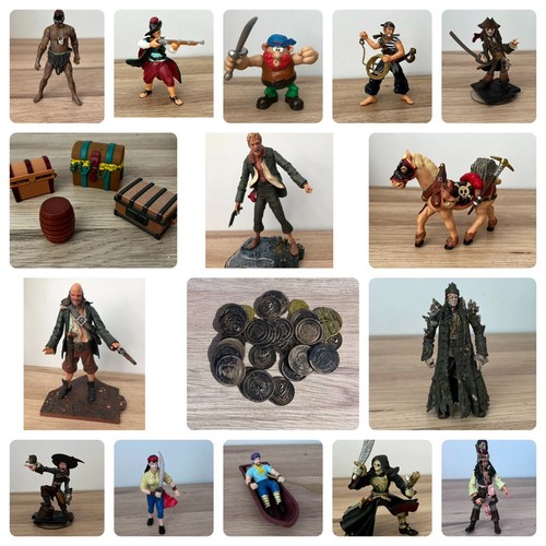 Figurine giocattolo pirati dei - figurine,