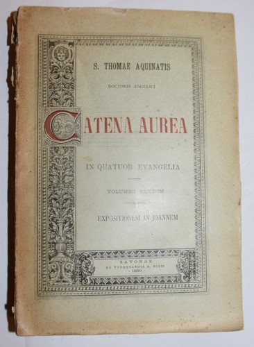 Catena aurea ediz - catena,