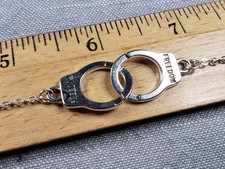 Vintage Bracelet Freedom Handcuffs Cuffing Season Dating Love Gift B14