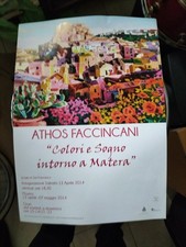 Matera- Athos Faccincani" Colori E Sogno Intorno A Matera- 2014- Mostra...