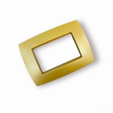 ABB 2CSE0316SMP Elos Smart placca tecnopolimero 3 moduli giallo sahara