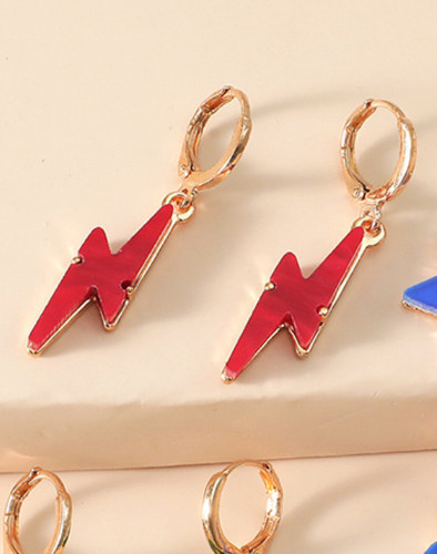 Orecchini moda fulmine - orecchini,