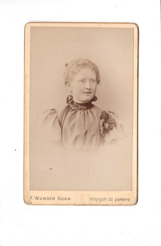 Cdv foto damenportrait - foto,