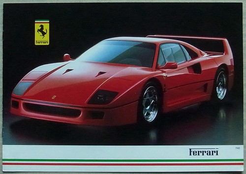 Brochure vendita auto - , ferrari