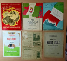 lotto 19 spartiti musicali d'epoca Originali