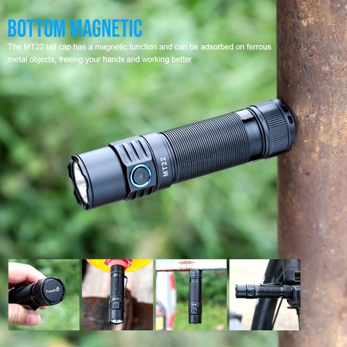 Torcia led tattica magnetica - led,