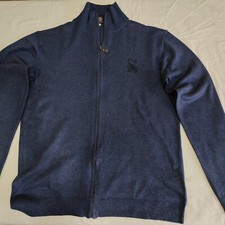 abbigliamento uomo usato Scorpion Bay con zip, blu, taglia XL