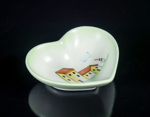 Piattino cuore ceramica - piattino,