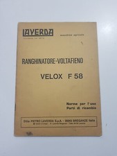 LAVERDA  RANGHINATORE - VOLTAFIENO VELOX  F 58 - ORIGINALE