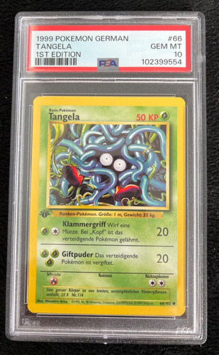 Carta pokemon tedesca - pokemon, 1°