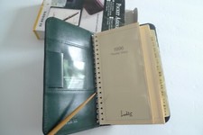 LODIS - AGENDA TASCABILE IN PELLE - NUOVA VECCHIA STOCK 1996 - IN CONFEZIONE - PELLE VERDE