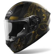 CASCO INTEGRALE 22.06 AIROH CONNOR TITAN MATT BLACK GOLD MATT  TG L