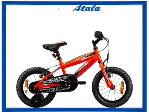 Bici mtb rosso fluo - bici,
