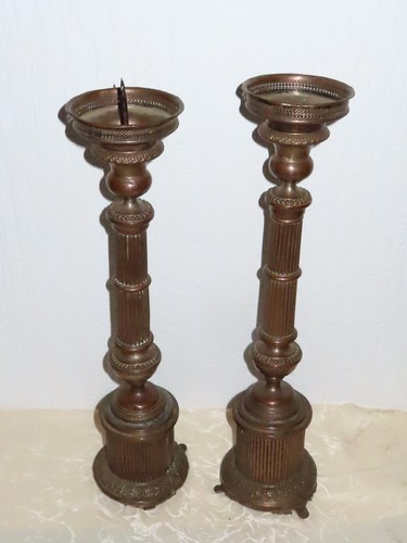 Antico candele candelabro paio - candele,