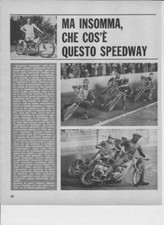 advertising Pubblicità  ARTICOLO MOTO SPEEDAWAY 1969--SPEEDWAY MOTORCYCLE ITEM