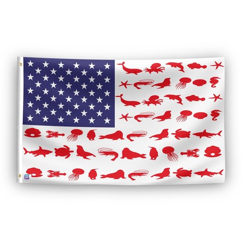 Bandiera americana righe - americana, a