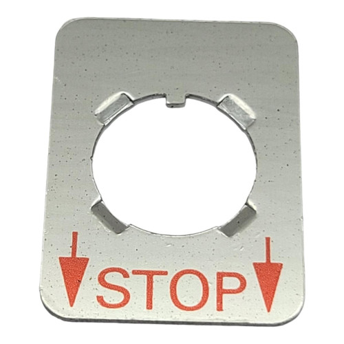 Stihl targhetta stop - stihl, motosega