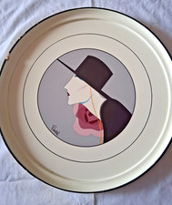 PIATTO NON IN CERAMICA DECO' ROBERTO TORTOLI' VEDI FOTO DIAM: 34, 5 CM 