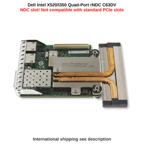 Dell intel x520 i350 quad - dell, x520/i350