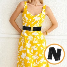  Abito con paillettes Cintura