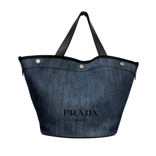 Borsa prada denim logo vie - borsa,