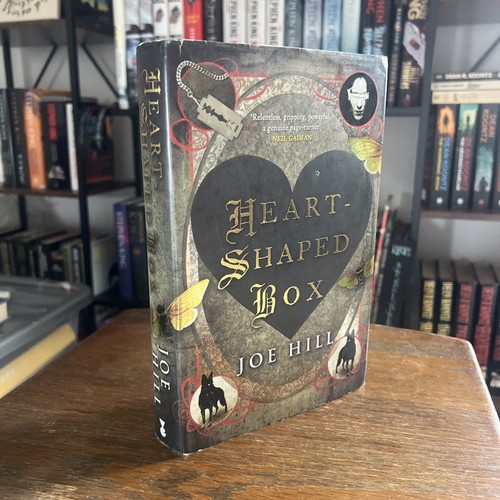 Signed joe hill heart shaped - hill, heart-shaped