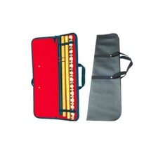 CUSTODIA ESCRIMA IN VINILE per 4 BASTONI KALI FILIPPINO PENTAK SILAT BORSA NERA