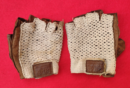 Guanti pilota vintage omp auto - pilota,