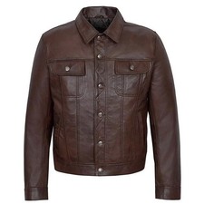 Uomo pelle Marrone Stile