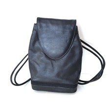 Zainetto nero in vera pelle